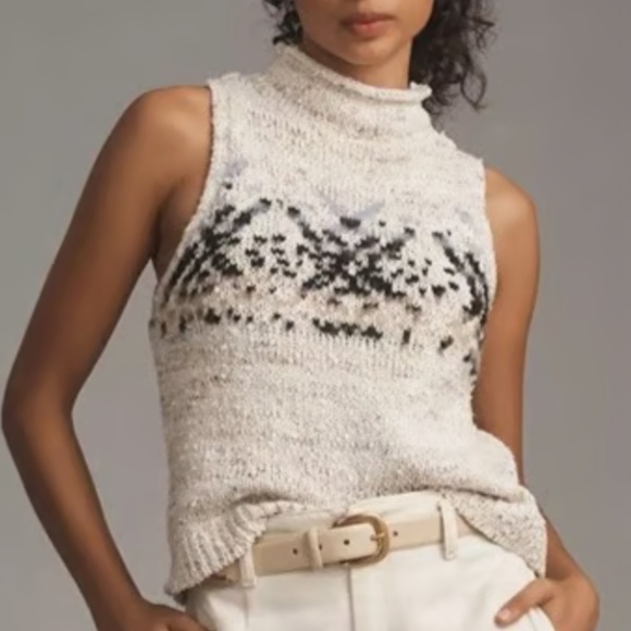 Pilcro Brushed Sweater Tank - Picture 1 of 6